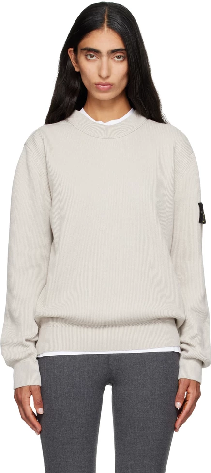 Женский свитер Stone Island 5100154, песочный