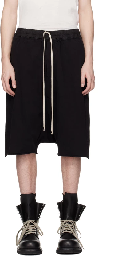 Мужские шорты Rick Owens DRKSHDW Temple Pods, черные