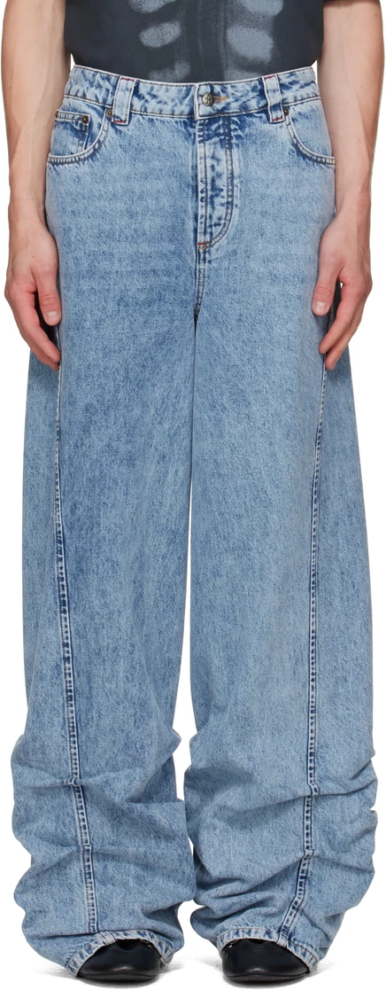 Мужские джинсы AVAVAV Jessie Pleated, синие