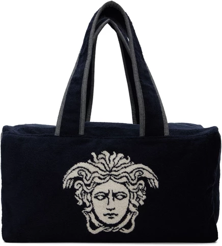 Женская спортивная сумка Versace Gym Duffle, синяя