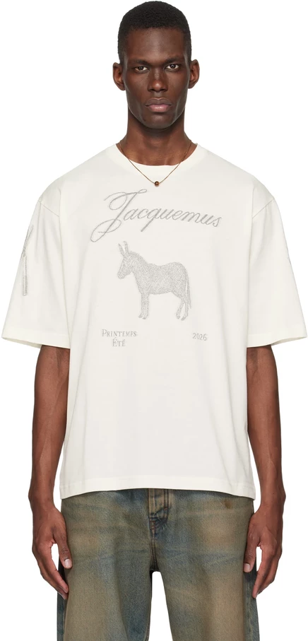 Мужская футболка Jacquemus The Ane, белая