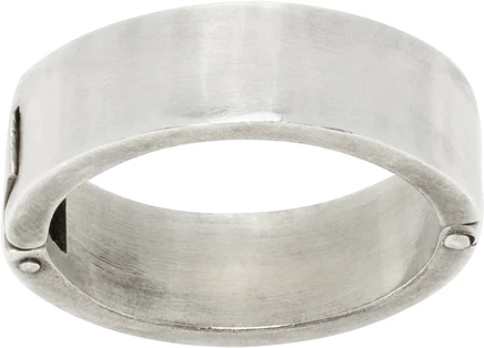 Мужское кольцо Title of Work Solid Rivet 061, серебристое
