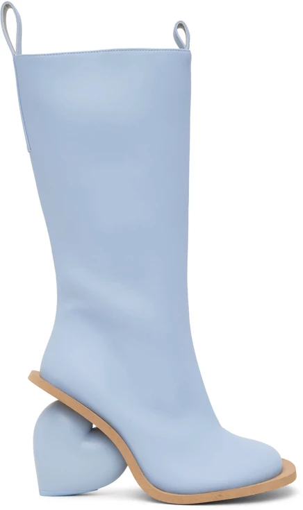 Женские высокие сапоги YUME YUME Blue Love, лавандовые