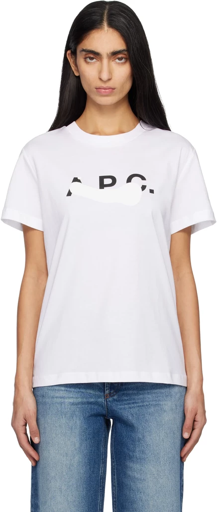 Женская футболка A.P.C. Tache, белая