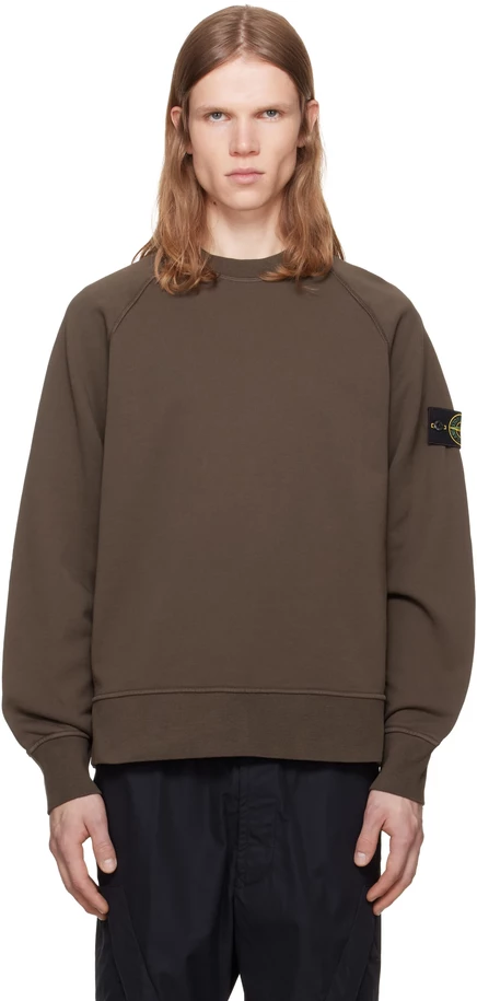 Мужской свитшот Stone Island, угольно-серый