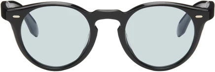 Мужские очки Oliver Peoples N.07, черные/синие