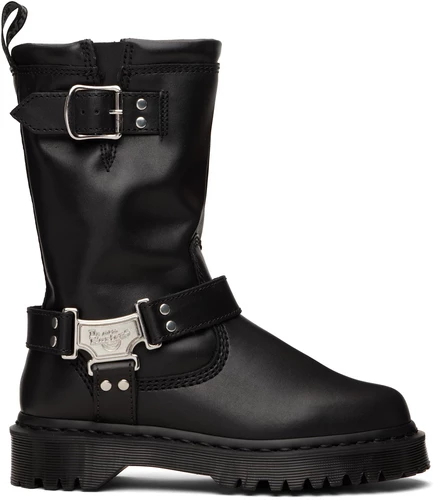 Женские байкерские ботинки Dr Martens Anistone Hi, черные/wanama