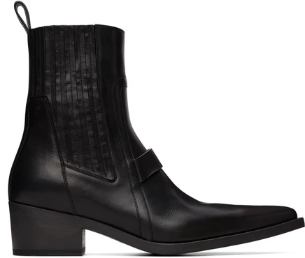 Мужские ботинки Rick Owens Sliver, остроносые, черные