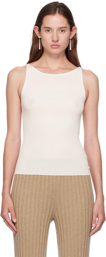 Off-White Lynette Tank Top ivory