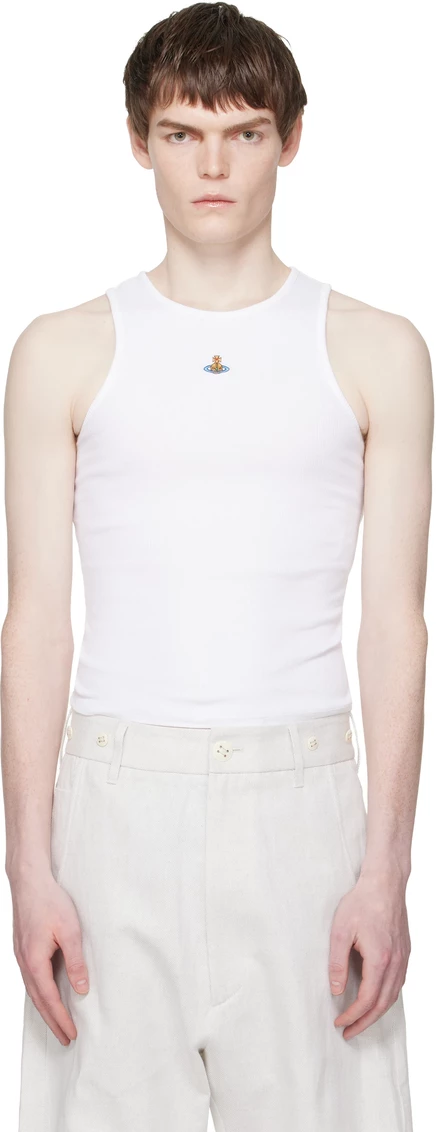 Мужская майка Vivienne Westwood White 90s, белая
