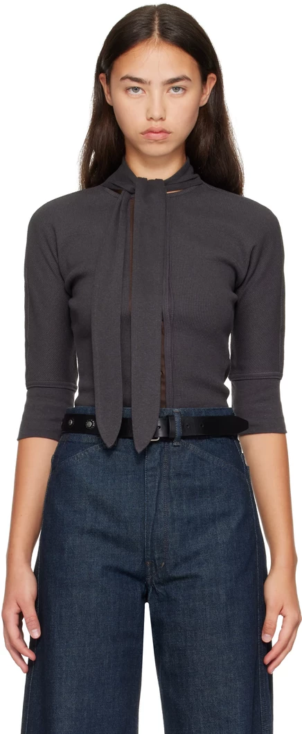 Женская футболка Lemaire Ascot, серая