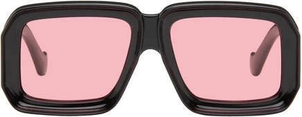 Женские солнцезащитные очки Loewe Dive in Mask, черные