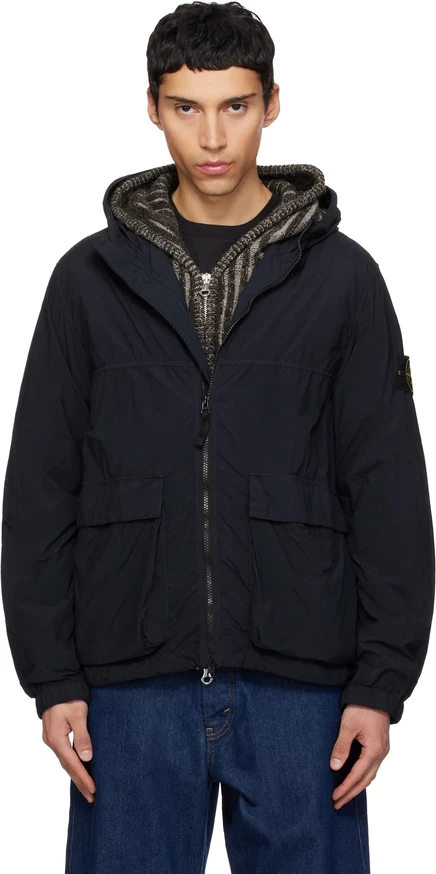 Мужская куртка Stone Island 4100112, темно-синяя