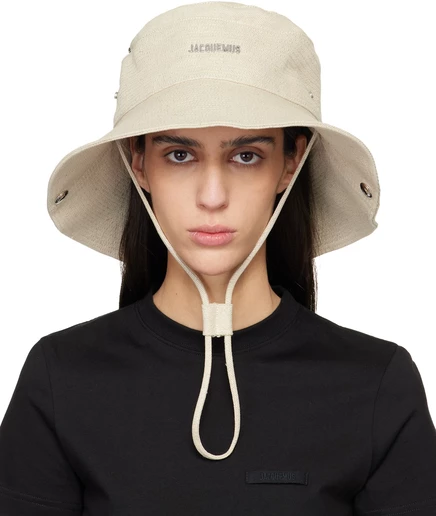 Женская панама Jacquemus The de-Nîmes, слоновая кость