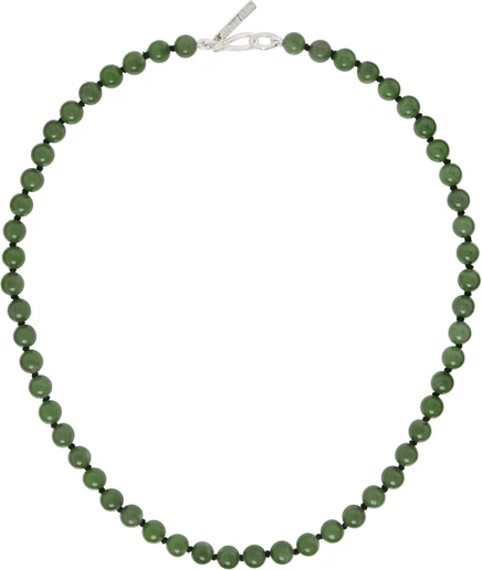 Женское колье Sophie Buhai Tiny Boule, нефрит