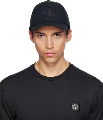 Мужская кепка Stone Island 9100013, черная