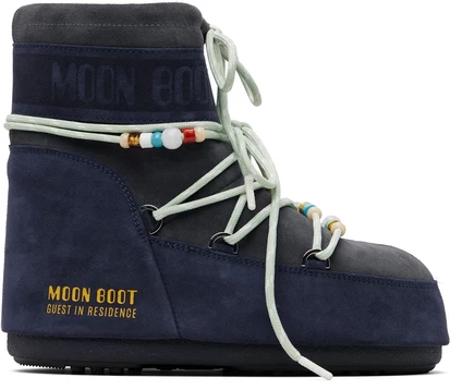 Мужские ботинки Guest in Residence Moon Boot, темно-синие/серые