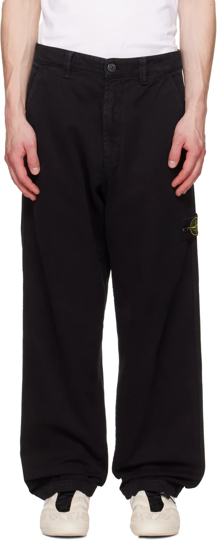 Мужские брюки Stone Island 3100014, черные
