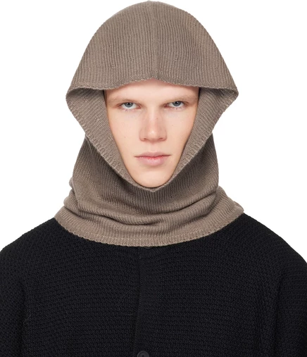 Мужской снуд Homme Plissé Issey Miyake, серо-бежевый