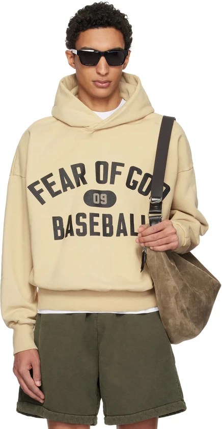 Мужская худи Fear of God Off-White '09' Classic, кремовый
