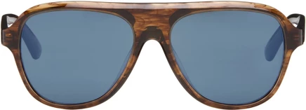 Мужские очки Oliver Peoples Paul Newman, янтарные/синие