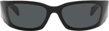 Женские очки Prada Symbole Shield, черные