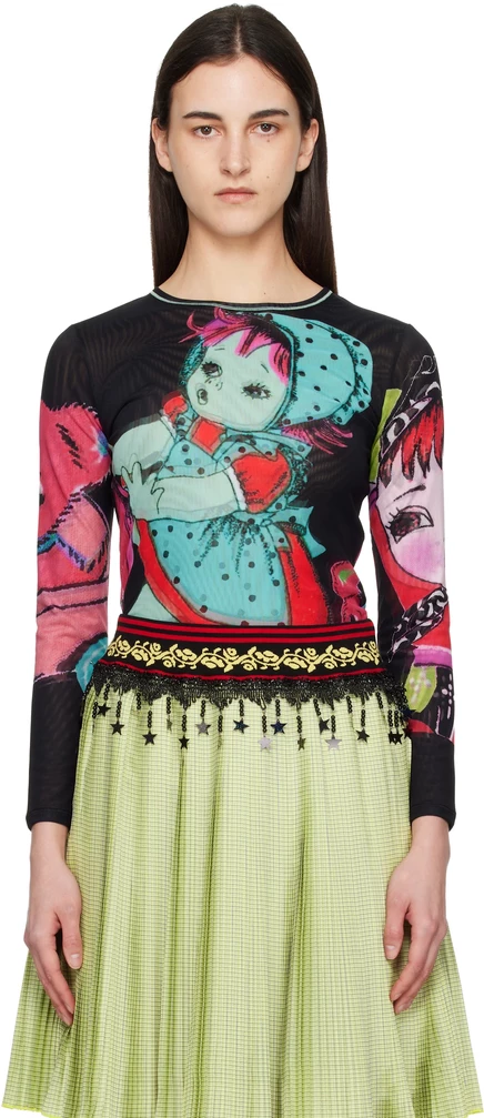 Женский топ Chopova Lowena Sweeties из сетки, разноцветный