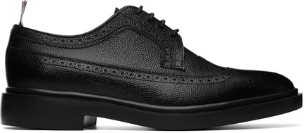 Мужские броги Thom Browne Longwing, черные