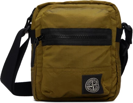 Мужская сумка-мессенджер Stone Island 9200015, кактусовая