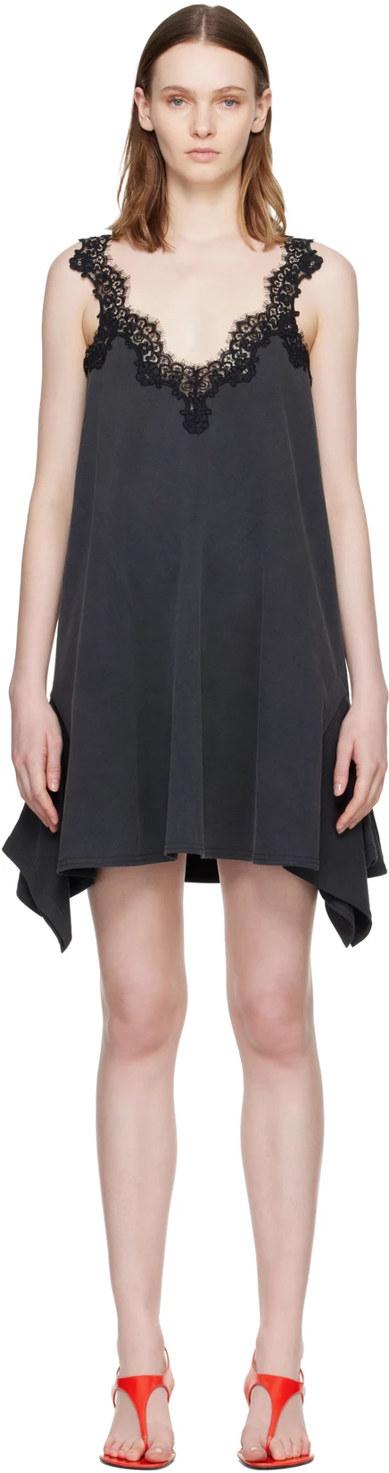 Женское мини-платье Stella McCartney, черное
