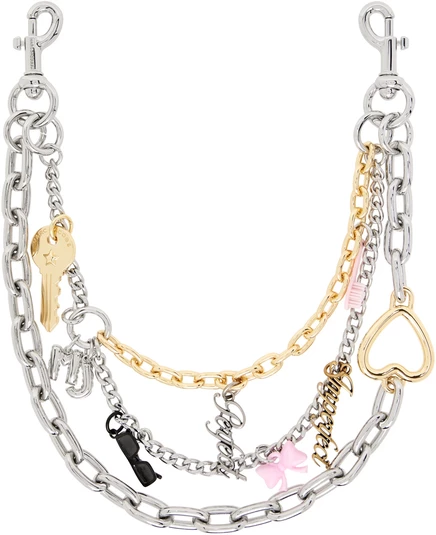 Цепочка Marc Jacobs The Perfect Imperfect, никель