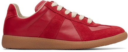 Женские низкие кроссовки Maison Margiela Replica, красные