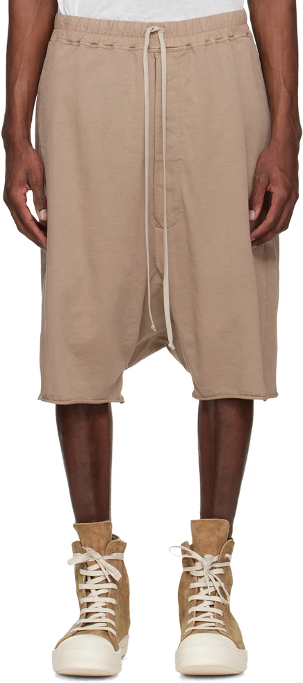 Мужские шорты Rick Owens DRKSHDW Temple Pods, бежевые