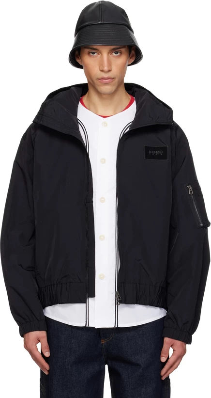 Мужская ветровка Kenzo Paris Winter Holidays, черная