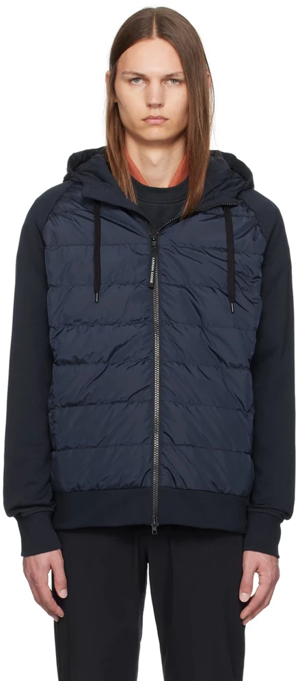 Пуховик Canada Goose Navy Hybridge Huron на молнии atlantic navy