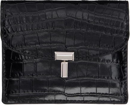 Женский кардхолдер Toteme T-Lock, черный