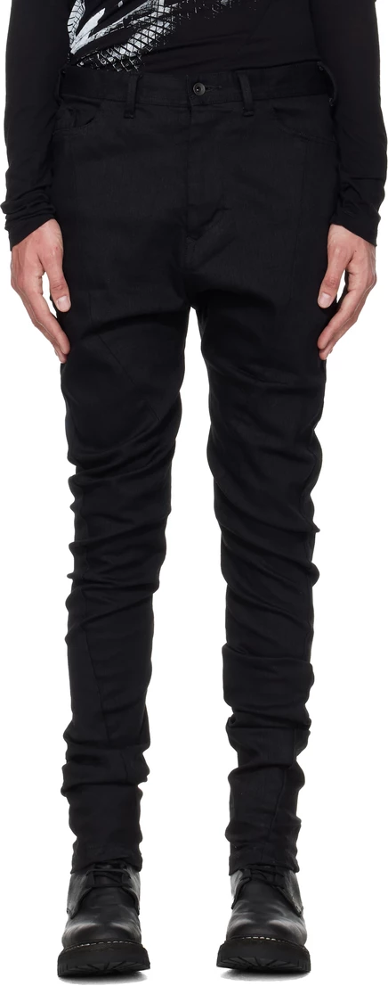 Мужские джинсы Julius Black Gazelle Skinny, черные