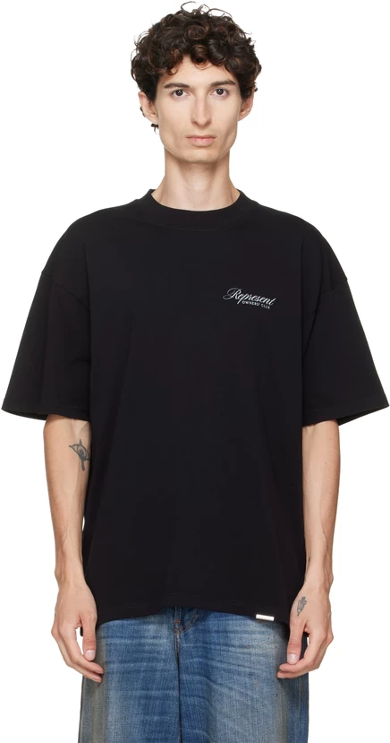 Мужская футболка Represent Owners Club Script, черная