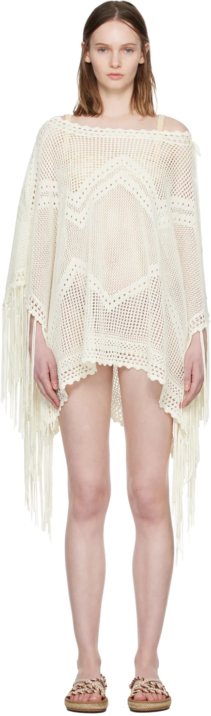 Женское платье-мини Isabel Marant Metilia, экрю