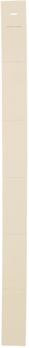 Кожаный ремешок Kvadrat/Raf Simons, слоновая кость