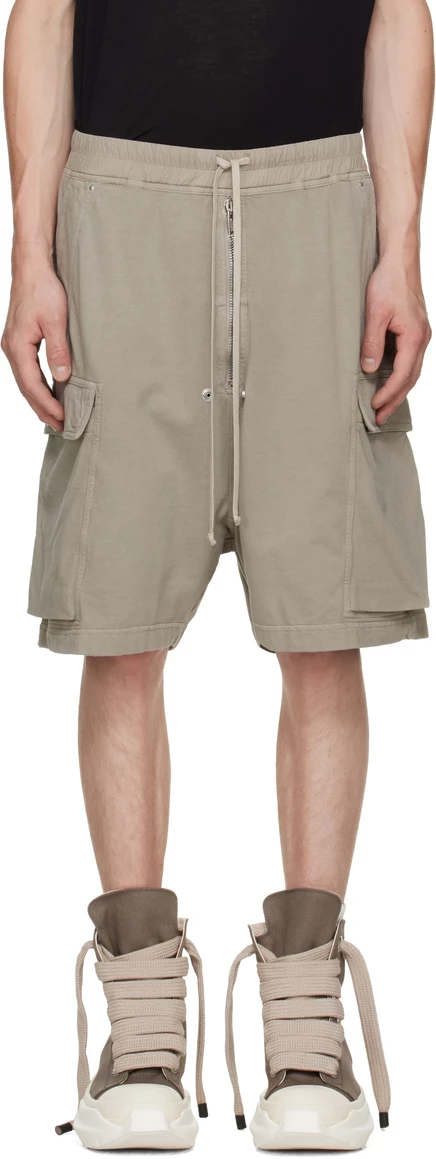 Мужские шорты Rick Owens DRKSHDW Cargobela, минеральные