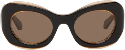 Мужские очки Loewe Sierra Butterfly, черно-коричневые