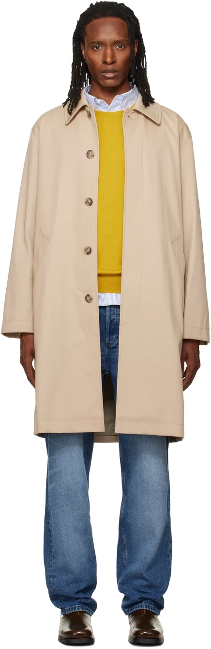 Мужское пальто A.P.C. Urban Mac, бежевое