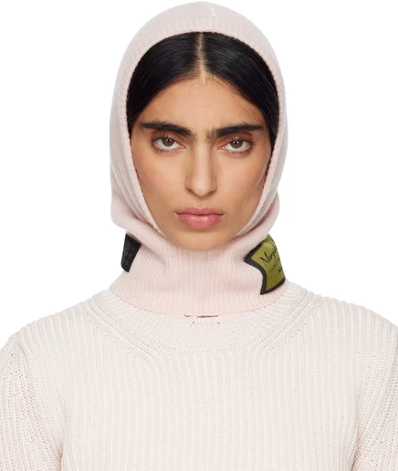 Женская балаклава MM6 Maison Margiela, розовая