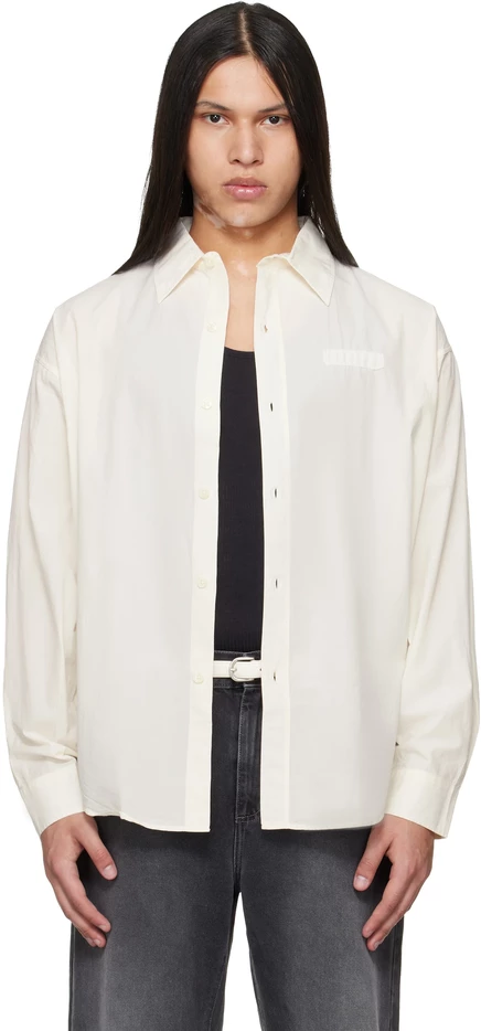 mfpen Off-White Essay Shirt off white micro check