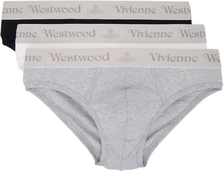 Мужские слипы Vivienne Westwood набор 3 шт., разноцветные