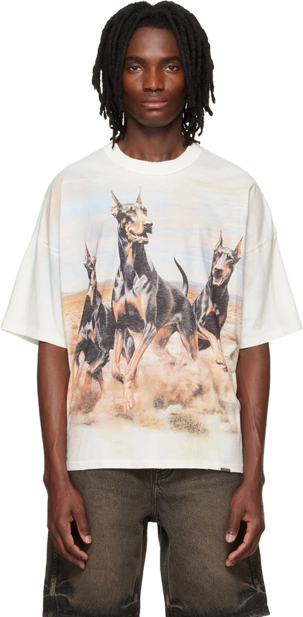 Мужская футболка Represent Western Dobermans, белая