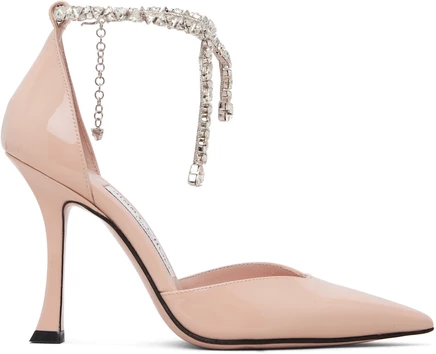Женские туфли Jimmy Choo Stevie 100, розовые