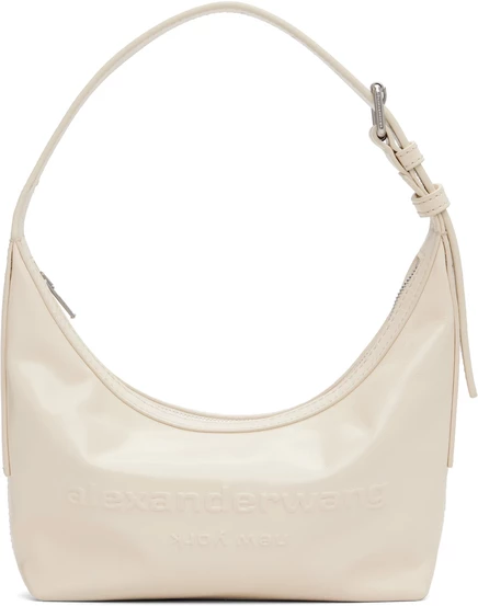 Сумка Alexander Wang Off-White Punch, маленькая, ванильная