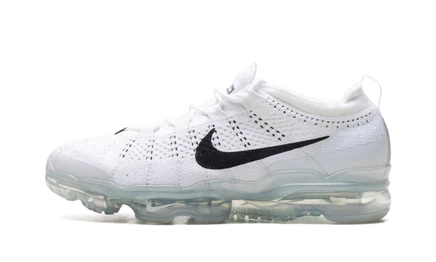 Кроссовки Nike Air VaporMax Flyknit, бело-платиново-черные
